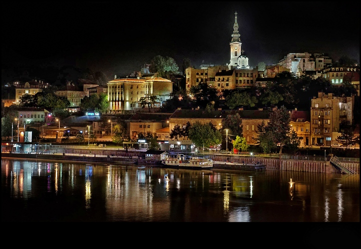 Belgrade at night